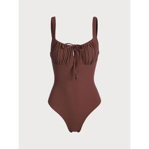 Berlook- Small Coffee Color Swimsuit